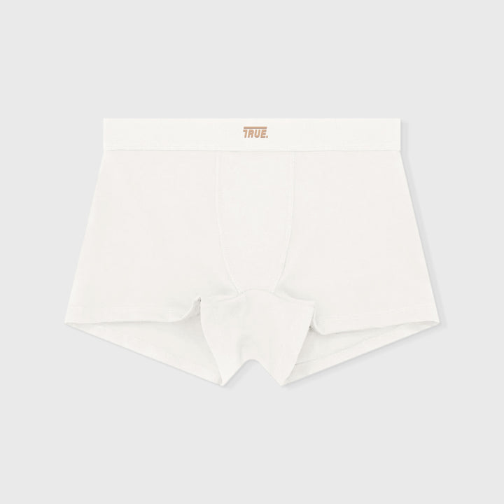 True Cotton Boxer Shorts - Cream