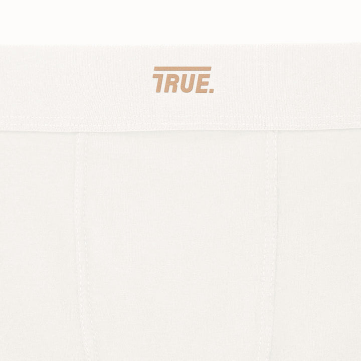 True Cotton Boxer Shorts - Cream