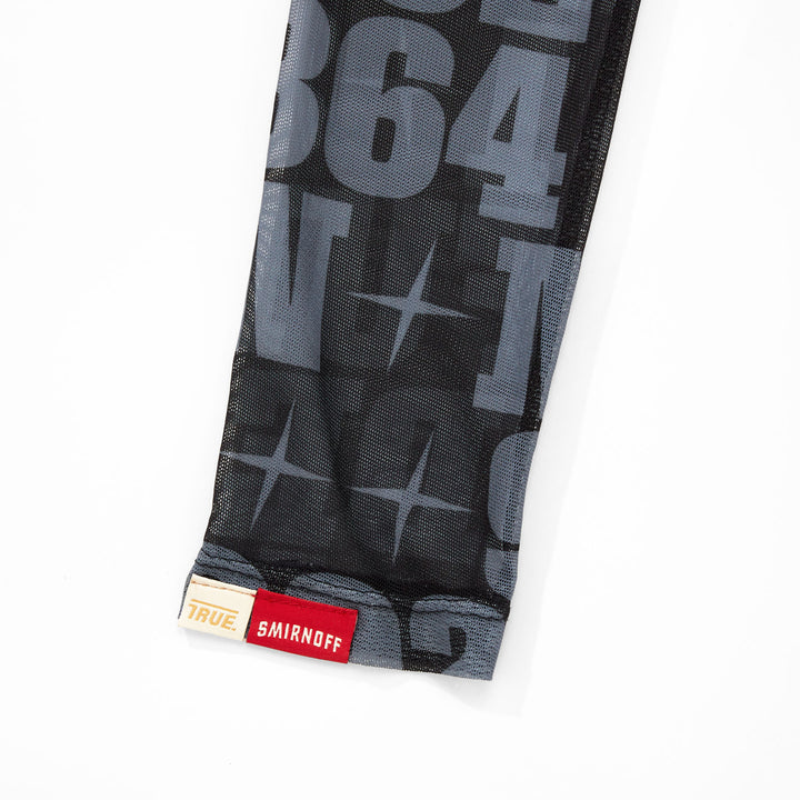 True X Smirnoff Mesh Bodysuit - Black