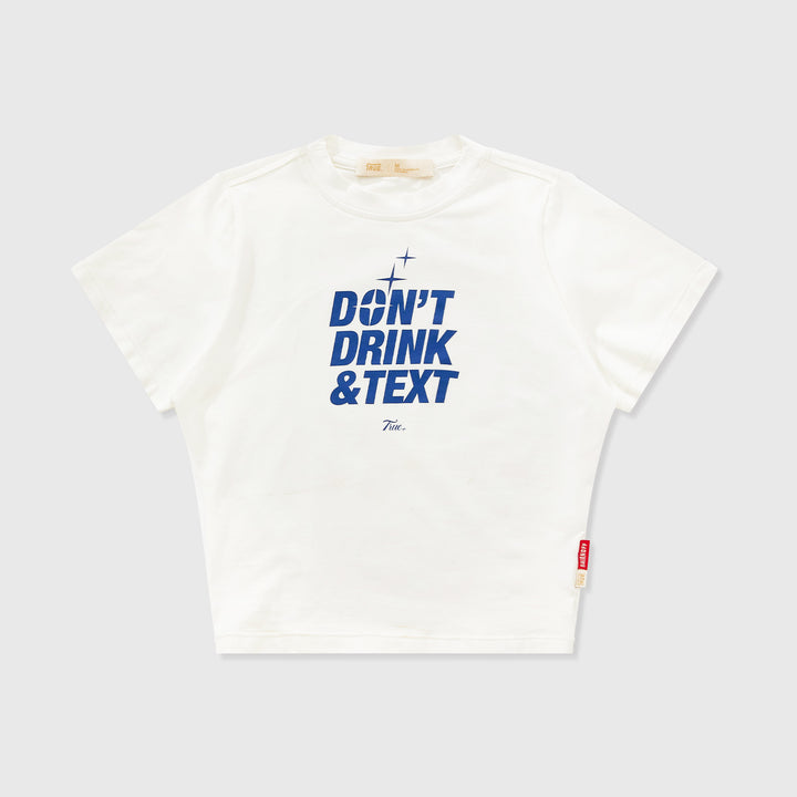 True X Smirnoff Slim Tee - Cream