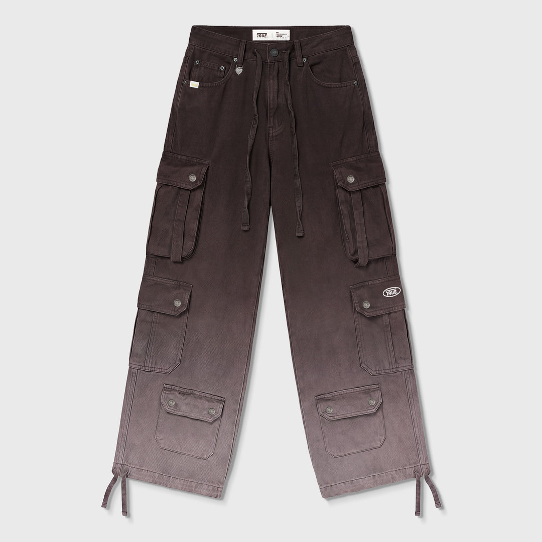 Utility Pocket Cargo Pants - Brown