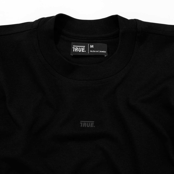 Camiseta Clásica Logo Negro - Negra