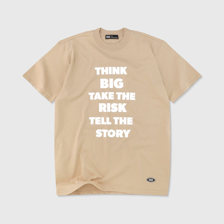 Tell The Story Tshirt - Camel