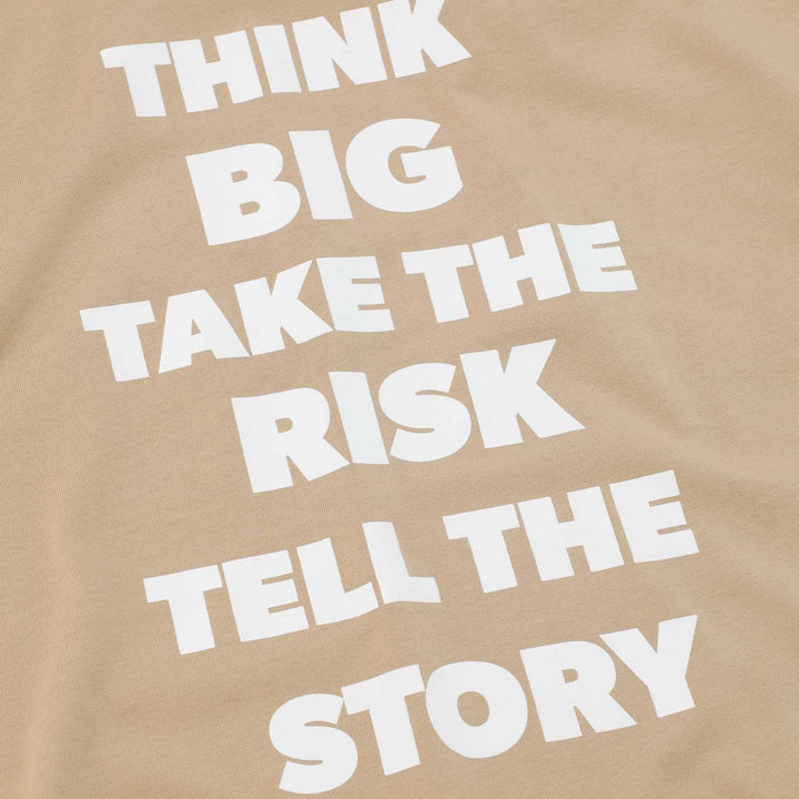 Tell The Story Tshirt - Camel