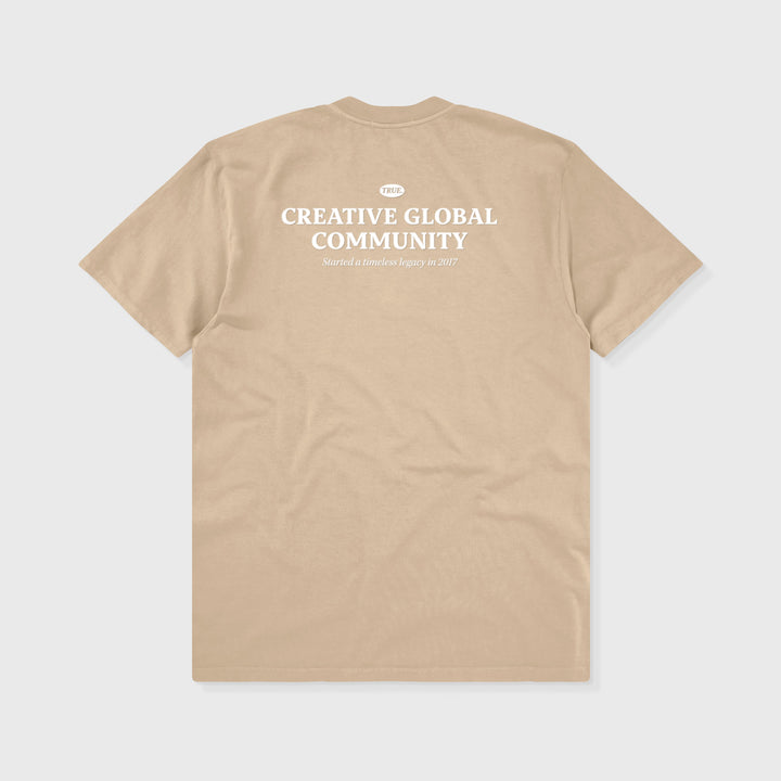 Camiseta Creative - Camel