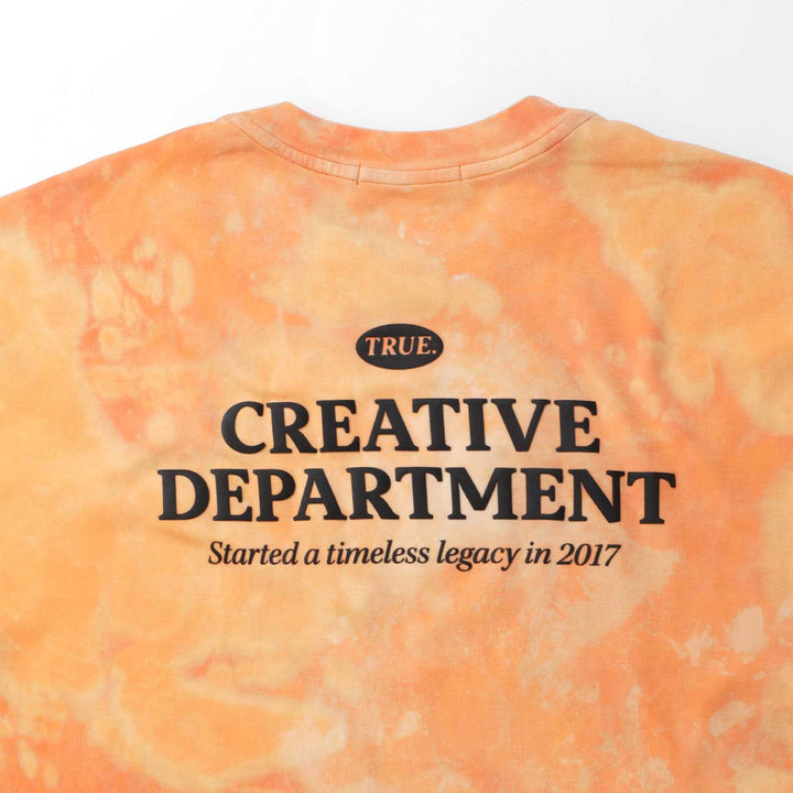 Camiseta Oversized Tie Dye - Naranja
