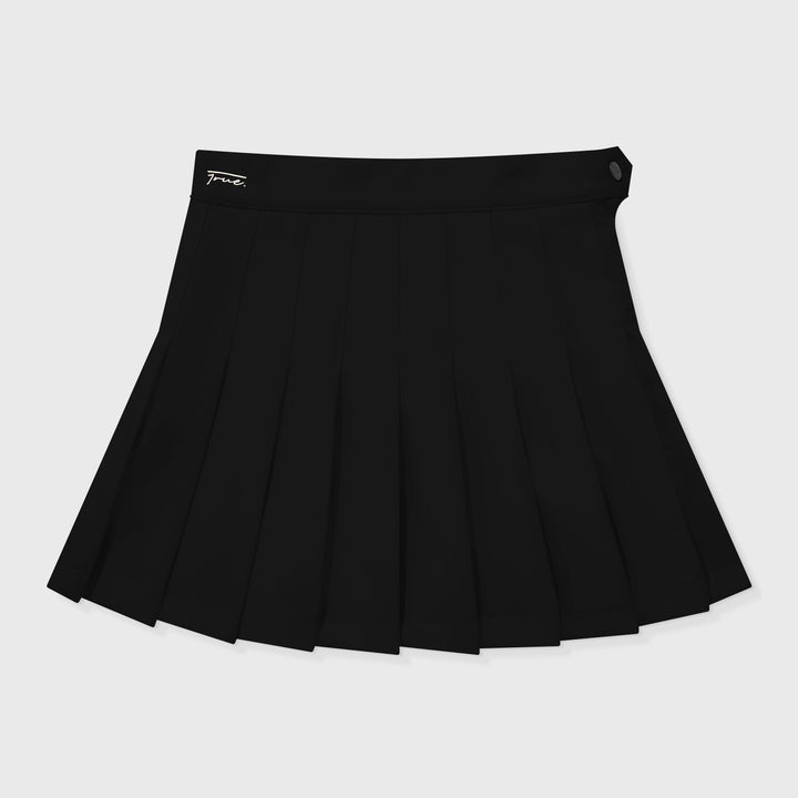 Falda plisada negra