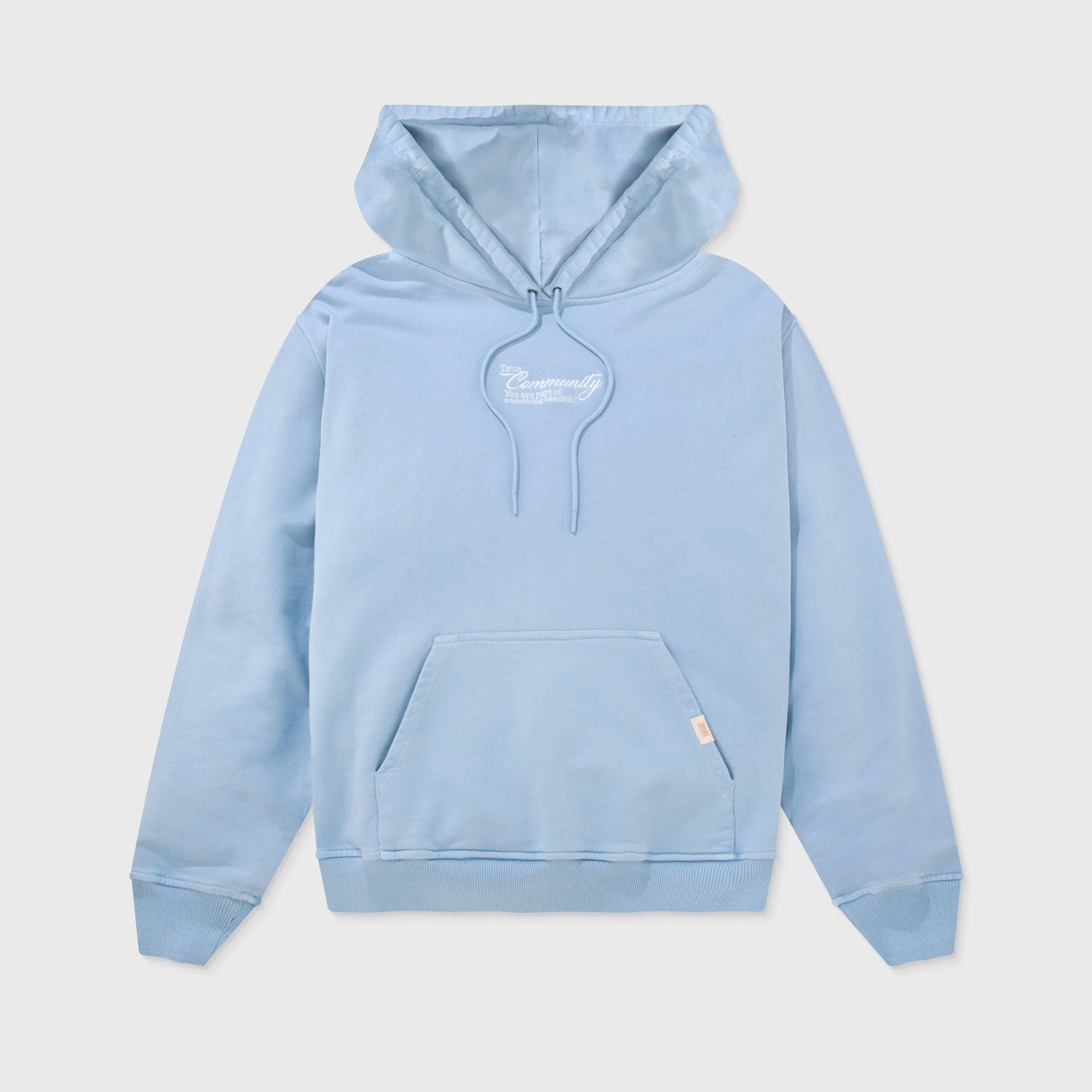 Hoodie Box Fit Community Azul Claro TRUE